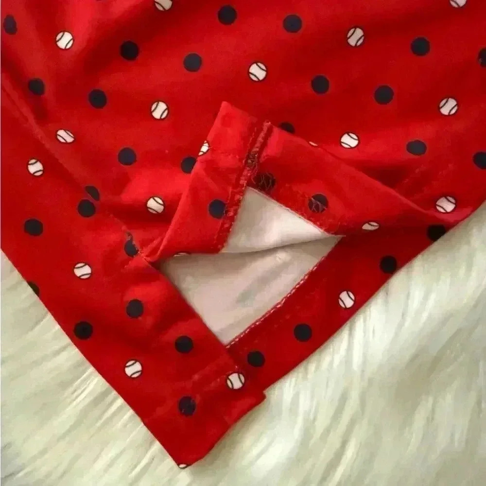 Tail Retro Pickleball Tennis Ball MCM Squares Print Skirt Large - Picture 4 of 6